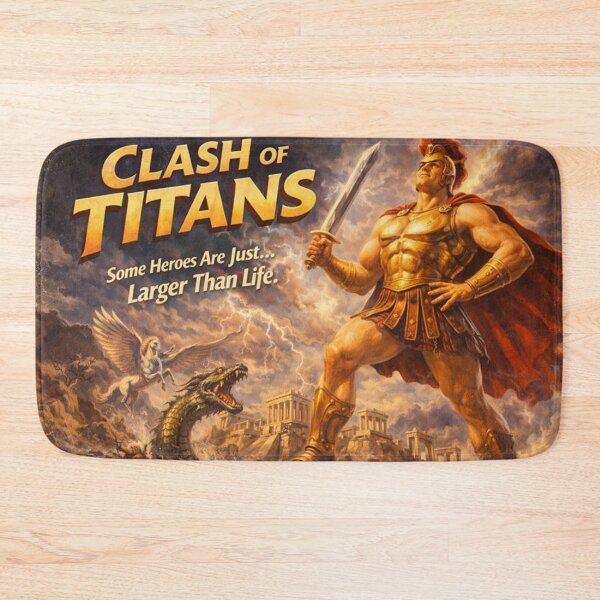 Item preview, Clash of Titans – Heroic Greek Fantasy Poster designed and sold by shaynetwright.