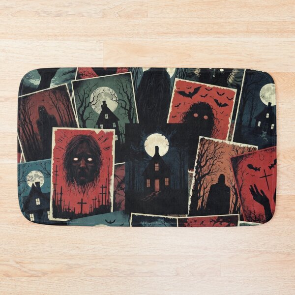 Item preview, Creepy Horror Poster Collage designed and sold by SassyArtistry.