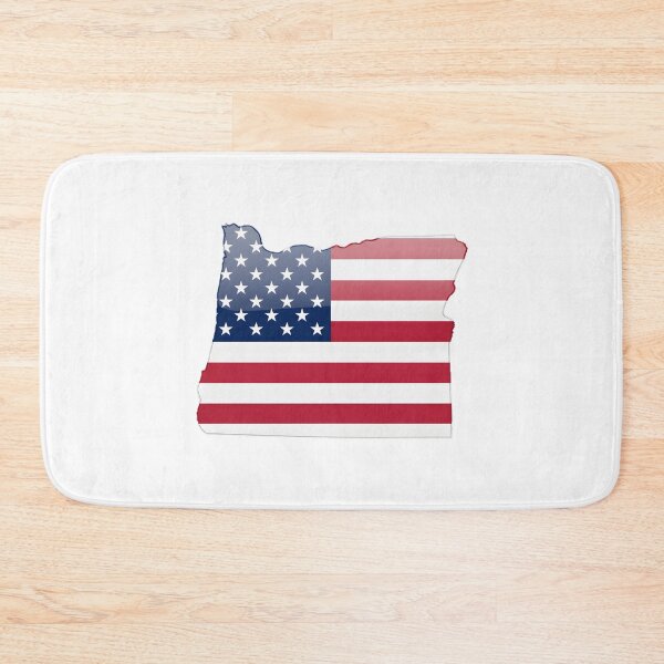 Item preview, Oregon Stars & Stripes State Silhouette – Distressed Americana designed and sold by Paper Drip.