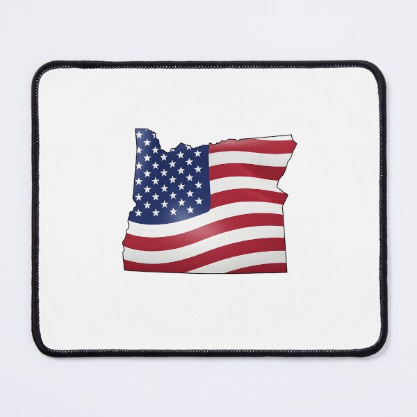 Item preview, Oregon Stars & Stripes State Silhouette – Distressed Americana designed and sold by Paper Drip.
