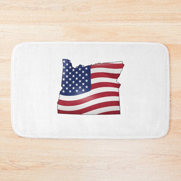 Item preview, Oregon Stars & Stripes State Silhouette – Distressed Americana designed and sold by Paper Drip.