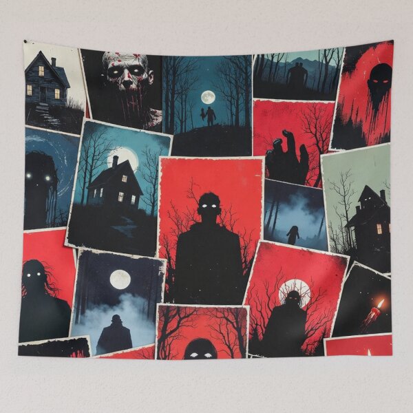 Item preview, Dark Gothic Horror Poster Collage designed and sold by SassyArtistry.