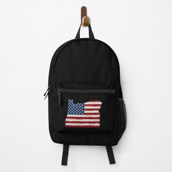 Item preview, Oregon Stars & Stripes State Silhouette – Distressed Americana designed and sold by Paper Drip.