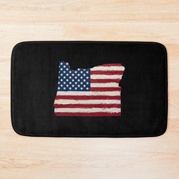 Item preview, Oregon Stars & Stripes State Silhouette – Distressed Americana designed and sold by Paper Drip.