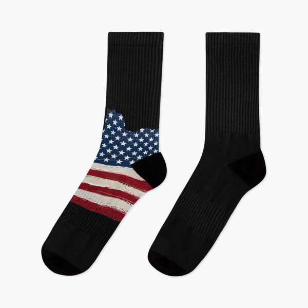 Item preview, Oregon Stars & Stripes State Silhouette – Distressed Americana designed and sold by Paper Drip.