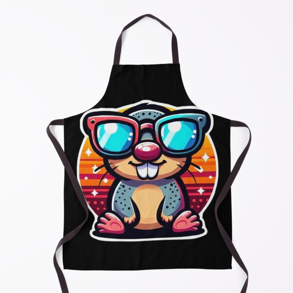 Item preview, Cool Mole – Retro Sunset Cartoon Character designed and sold by Dogandesighn.