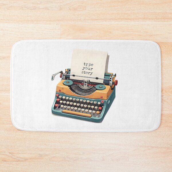 Item preview, typewriter, vintage, retro, write your own story, write, words, novelist designed and sold by TrueArtVibes.