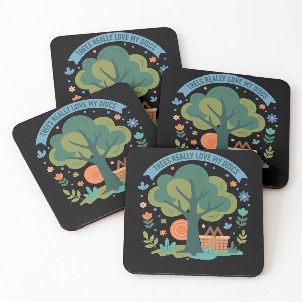 Item preview, Trees Really Love My Discs Funny Disc Golf Scene designed and sold by LuminOrb.