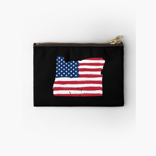 Item preview, Oregon Stars & Stripes State Silhouette – Distressed Americana designed and sold by Paper Drip.