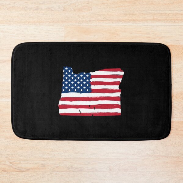 Item preview, Oregon Stars & Stripes State Silhouette – Distressed Americana designed and sold by Paper Drip.
