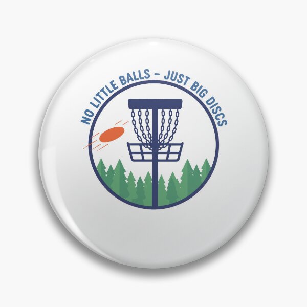 Item preview, No Little Balls Just Big Discs Funny Disc Golf designed and sold by LuminOrb.