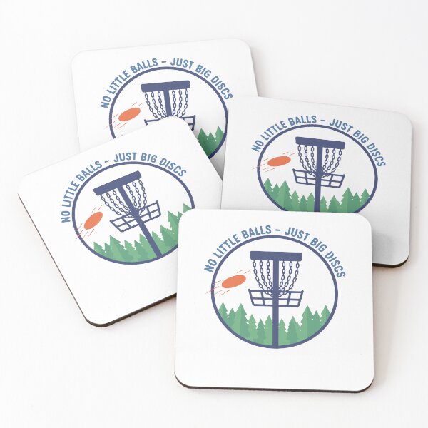 Item preview, No Little Balls Just Big Discs Funny Disc Golf designed and sold by LuminOrb.