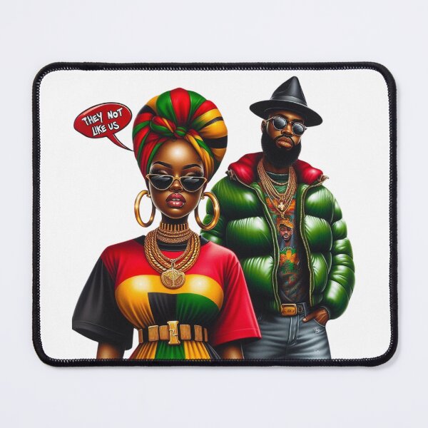 Item preview, Afro Queen & King Bold Street Style Art designed and sold by Lulunza.
