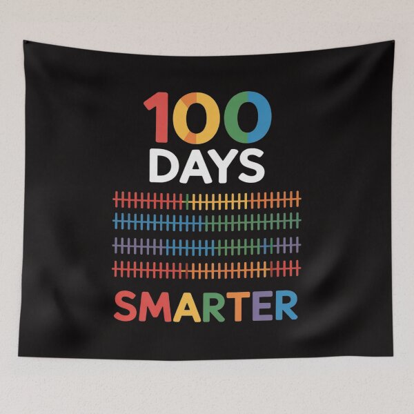 Item preview, 100 Days Smarter Happy 100th Day of School Kids designed and sold by DarioRosales.