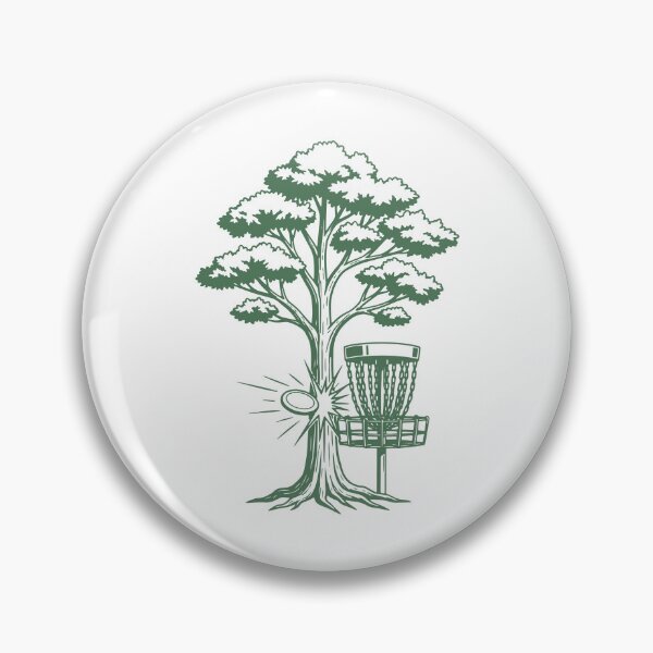 Item preview, Disc Golf Tree Hit Flying Disc Basket Scene designed and sold by LuminOrb.