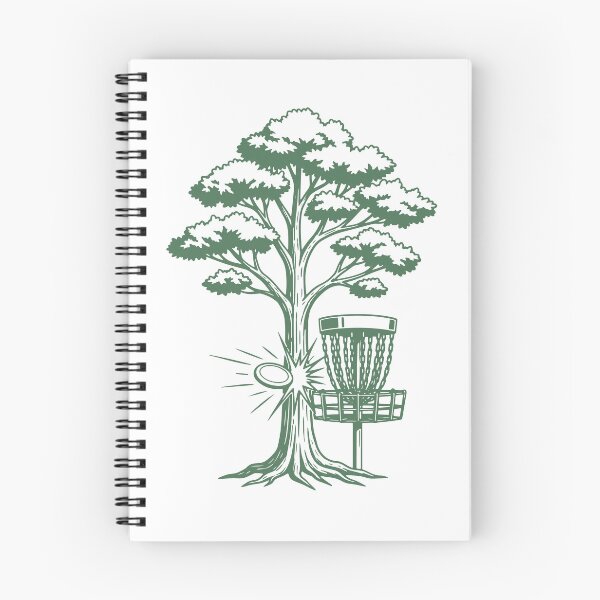 Item preview, Disc Golf Tree Hit Flying Disc Basket Scene designed and sold by LuminOrb.