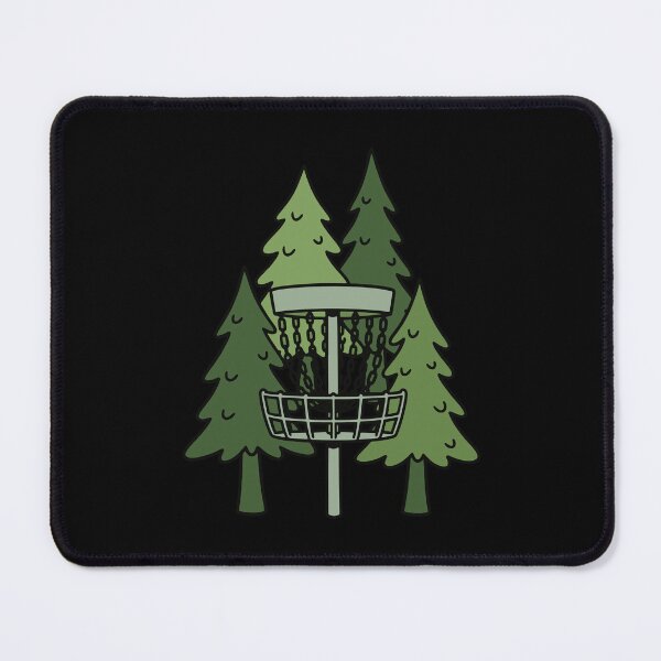 Item preview, Forest Disc Golf Basket Funny Disc Golfing Scene designed and sold by LuminOrb.
