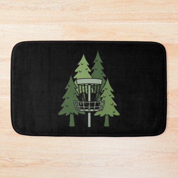 Item preview, Forest Disc Golf Basket Funny Disc Golfing Scene designed and sold by LuminOrb.