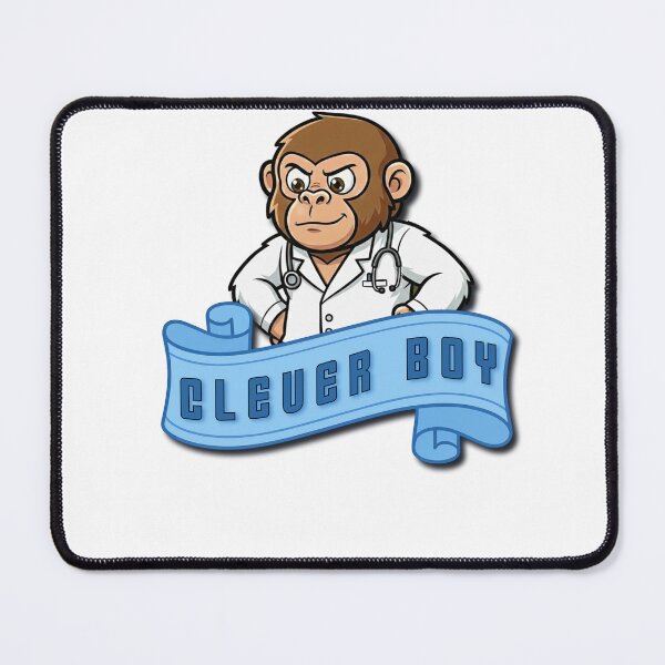 Item preview, Clever Boy – Funny Smart Monkey Doctor Cartoon | Beak Bros Junior designed and sold by BeakBros.
