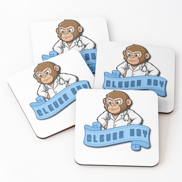 Item preview, Clever Boy – Funny Smart Monkey Doctor Cartoon | Beak Bros Junior designed and sold by BeakBros.