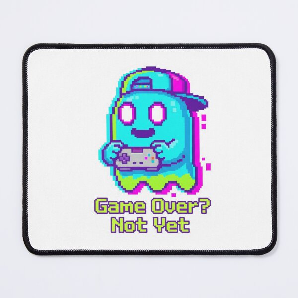 Item preview, Pixel Art Ghost Gamer - Retro 8-Bit Gaming Sticker designed and sold by Skill_&_Stone.