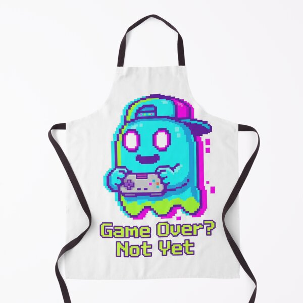 Item preview, Pixel Art Ghost Gamer - Retro 8-Bit Gaming Sticker designed and sold by Skill_&_Stone.