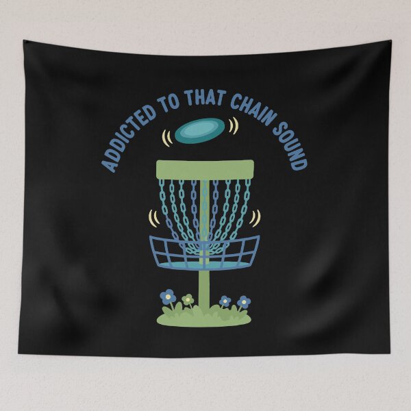 Item preview, Addicted To That Chain Sound Disc Golf Flying Disc designed and sold by LuminOrb.