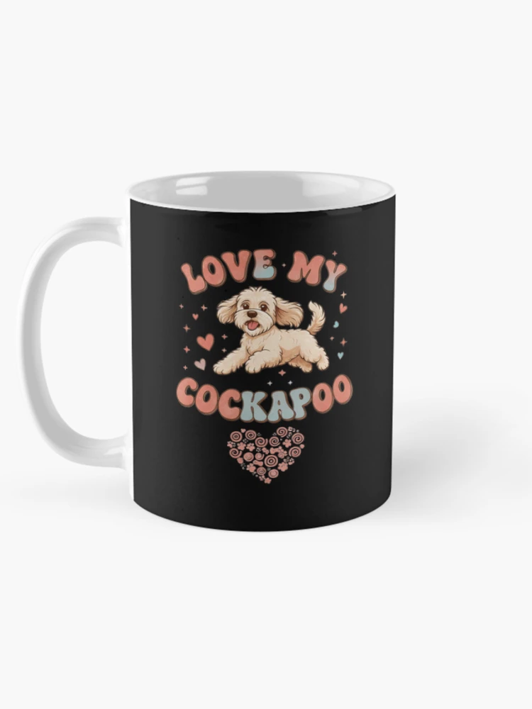 Thumbnail 5 of 6, Coffee Mug, Love My Cockapoo designed and sold by RNTStudio.