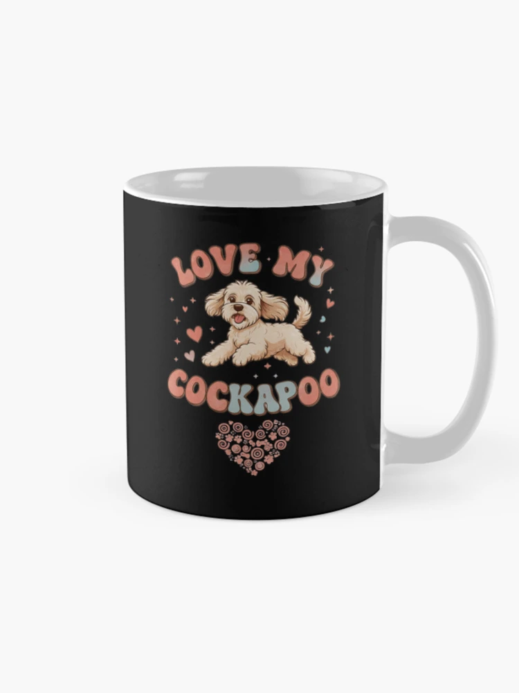 Thumbnail 3 of 6, Coffee Mug, Love My Cockapoo designed and sold by RNTStudio.