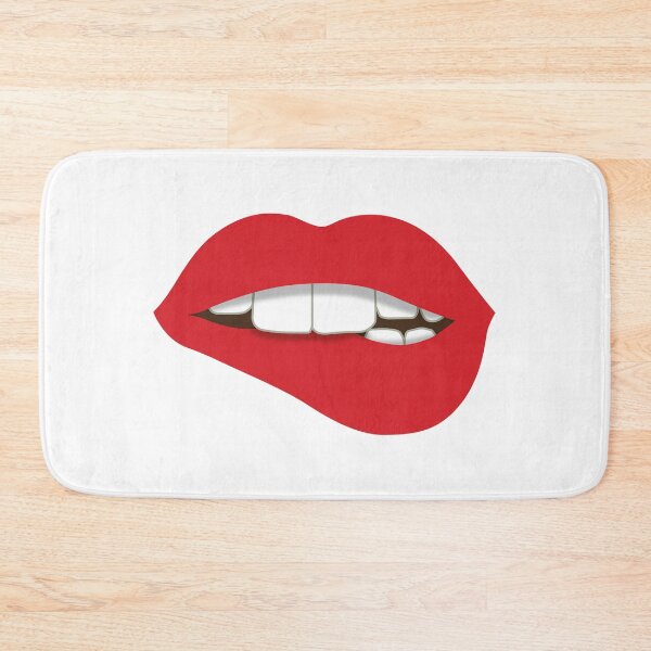 Item preview, Seductive Lips - Playful Lip Bite Vector Art designed and sold by Vector Woofs.