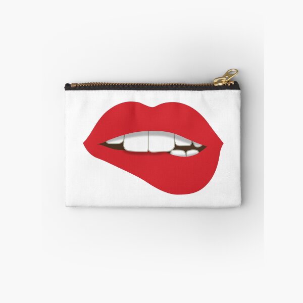 Item preview, Seductive Lips - Playful Lip Bite Vector Art designed and sold by Vector Woofs.