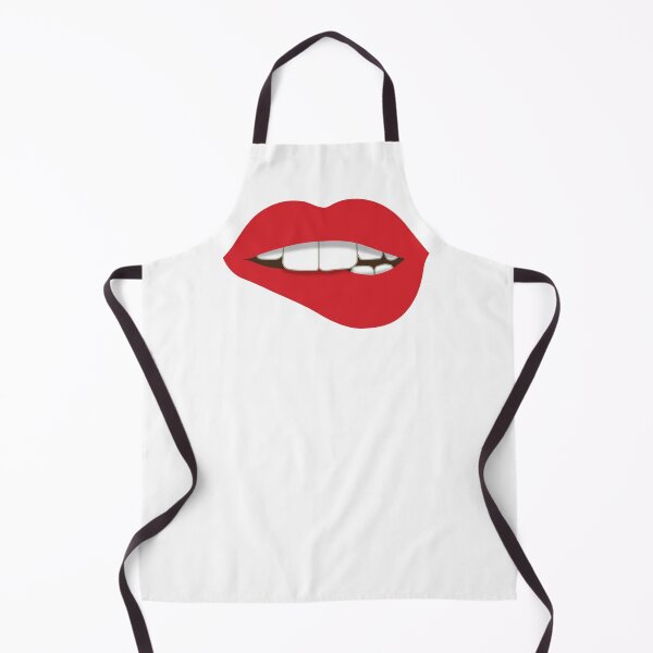 Item preview, Seductive Lips - Playful Lip Bite Vector Art designed and sold by Vector Woofs.