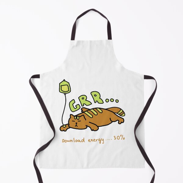 Item preview, GRR… Download Energy 30% – Funny Tired Cat Illustration designed and sold by Baby-Care.