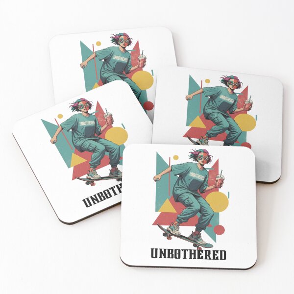 Item preview, Unbothered Skater Girl designed and sold by yosaga boy.