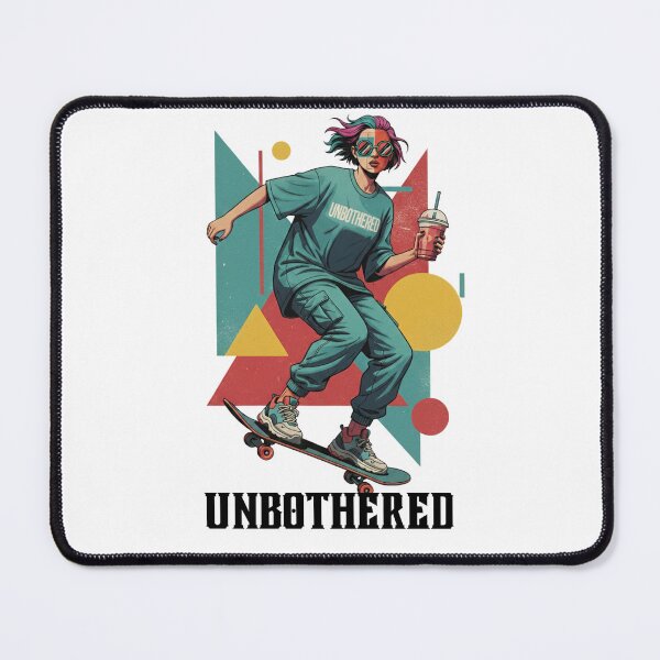 Item preview, Unbothered Skater Girl designed and sold by yosaga boy.