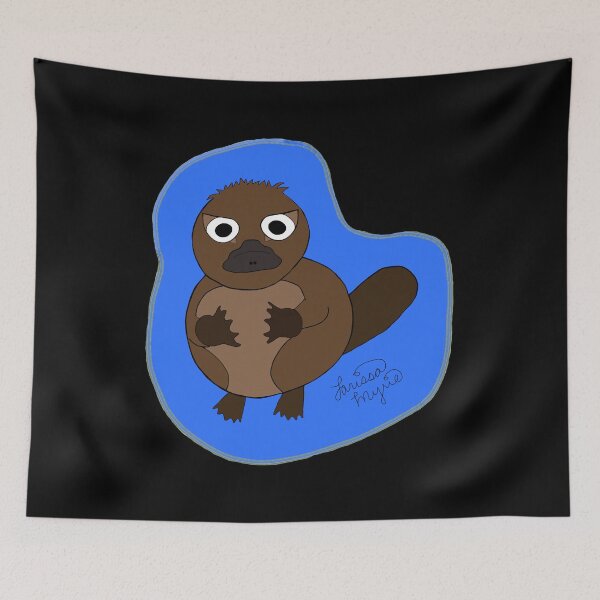 Item preview, DUCK BILLLED PLATYPUS DRAWING BY LARISSA MYRIE designed and sold by larissa-myrie.