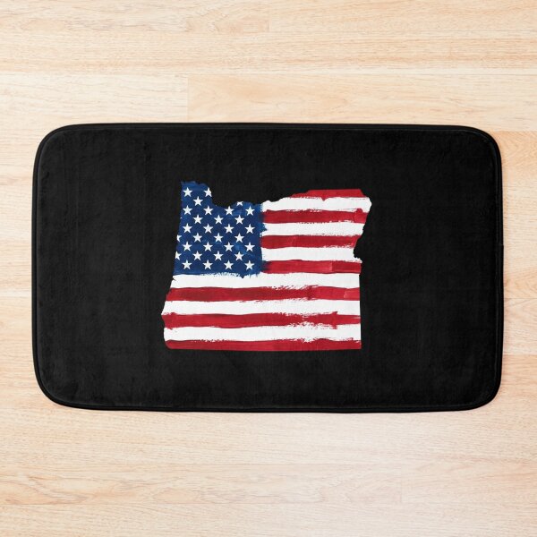 Item preview, Oregon Stars & Stripes State Silhouette – Distressed Americana designed and sold by Paper Drip.