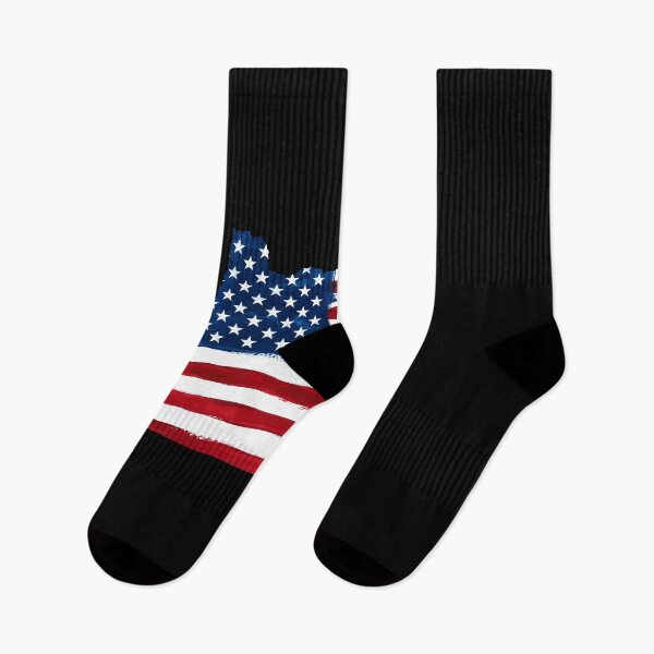Item preview, Oregon Stars & Stripes State Silhouette – Distressed Americana designed and sold by Paper Drip.