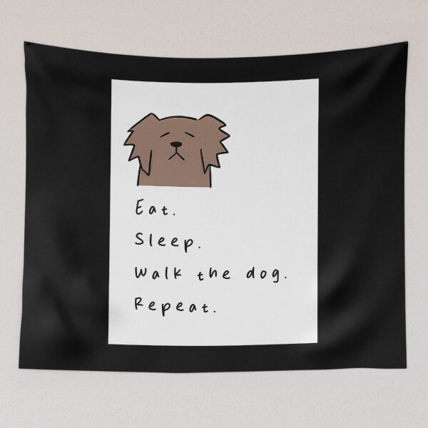 Item preview, Eat Sleep Walk Dog Poop Repeat designed and sold by speekotuf41.