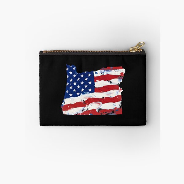 Item preview, Oregon Stars & Stripes State Silhouette – Distressed Americana designed and sold by Paper Drip.