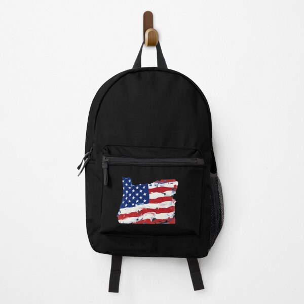 Item preview, Oregon Stars & Stripes State Silhouette – Distressed Americana designed and sold by Paper Drip.
