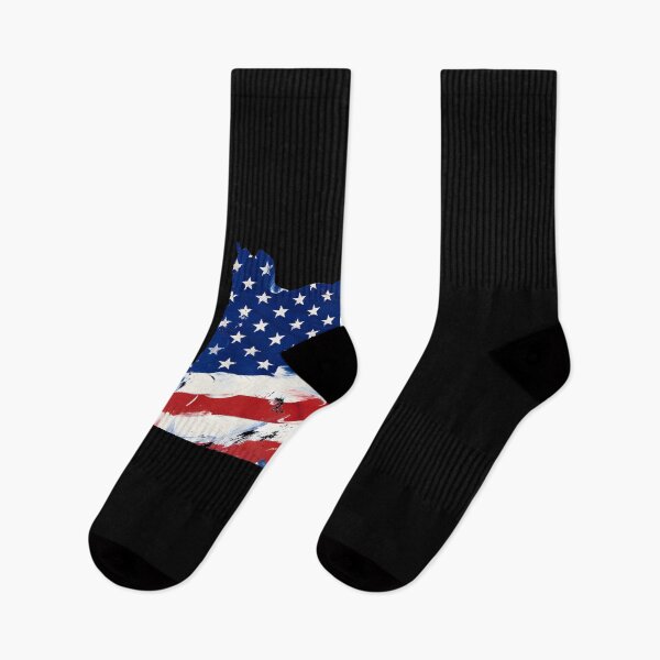Item preview, Oregon Stars & Stripes State Silhouette – Distressed Americana designed and sold by Paper Drip.