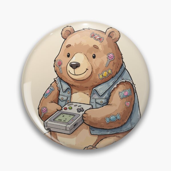 Artikelvorschau, Kidcore: Rainbow Bear Gamer entworfen und verkauft von bapupa.