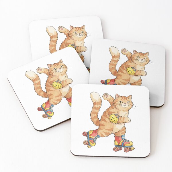 Item preview, Kidcore: Roller Skater Kitty designed and sold by bapupa.