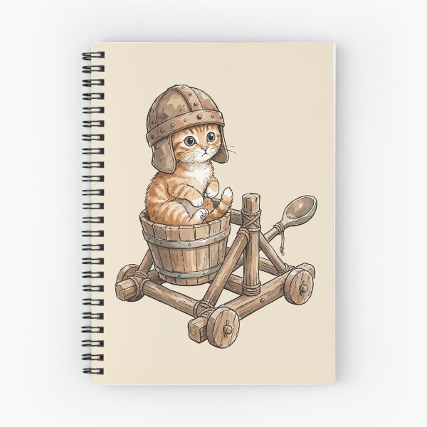 Item preview, Knightcore: Castle Catapult Kitten designed and sold by bapupa.