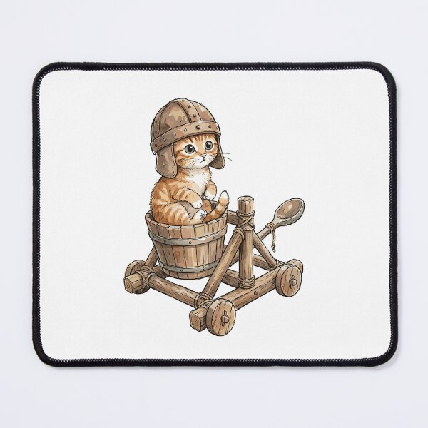 Item preview, Knightcore: Castle Catapult Kitten designed and sold by bapupa.