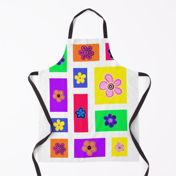 Item preview, Patchwork Flowers Hand Drawn Bright Flowers designed and sold by kel72.