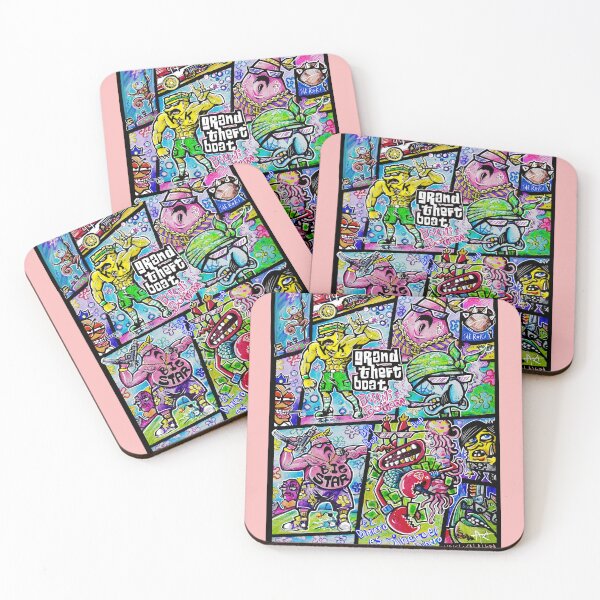 Item preview, grand theft boat bikini bottom edition designed and sold by UrielCalavera.