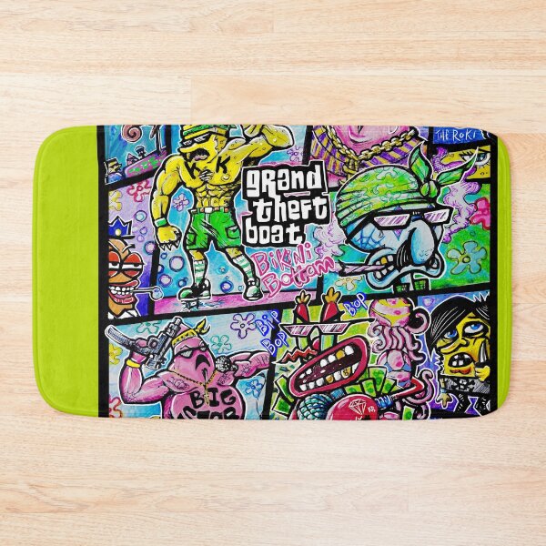 Item preview, grand theft boat bikini bottom edition designed and sold by UrielCalavera.