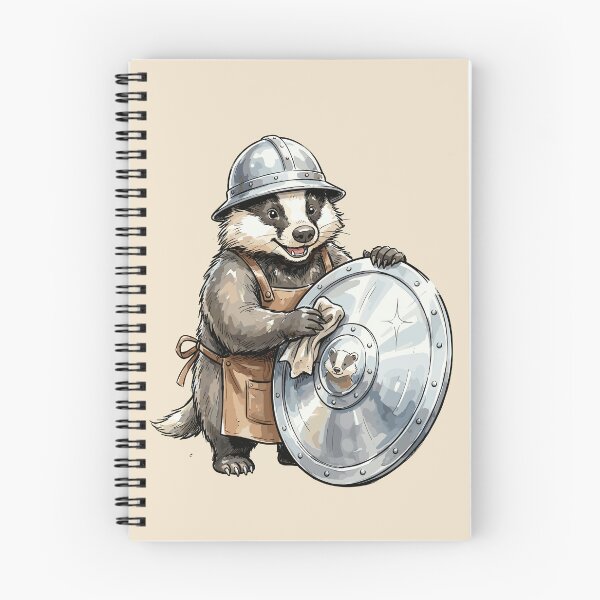 Item preview, Knightcore: The Brave Badger Squire designed and sold by bapupa.